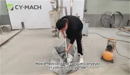 Vacuum Conveyor Conveys Graphite